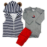 3PC Hooded Ship Suit